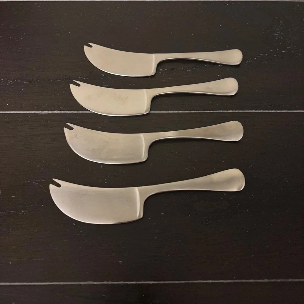 TORUN Dansk Stainless‎ - Solid Cheese Serving Pick (Master Cheese Knife)+4 Picks
